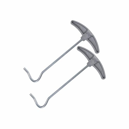 Estrattore di picchetti resistenti per rimuovere i chiodi da campeggio, gazebo da campeggio, giardinaggio e altre attività all'aperto (confezione da 2)