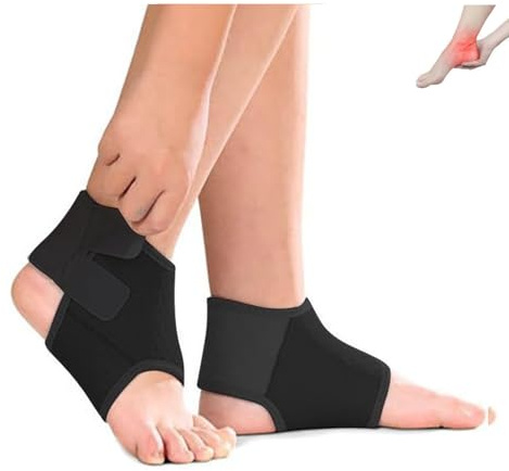 XGOPTS Fußgelenkbandage Kinder Knöchelbandage 1 Paar Einstellbar Fußbandage Elastische Knöchelschutz Bandage Sprunggelenkbandage für Fußball Laufen Radfahren, Rechte und Linke Bandage