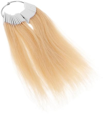 ADOCARN 30stücke Teiliges Echthaar Haarsträhnen Färben Und Testen Für Friseurausbildung Weiche Salon-haarproben Für Styling-übungen Und Farbmuster Friseurbedarf Zubehör