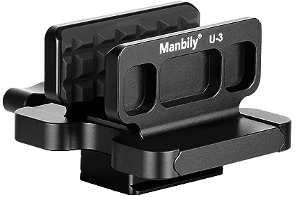 Manbily U-3 stativhuvud (svart)