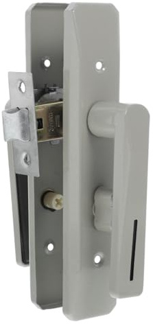 CLISPEED Serrure Salle De Bain Avec Poignée Levier Intérieur Loquet De Porte Réversible Pour Chambre Sans Clé Design Élégant Et Robuste