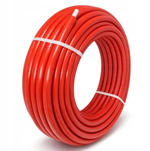 KNM Trade Tube Multicouche 16x2mm 50m Gaine Rouge 6mm