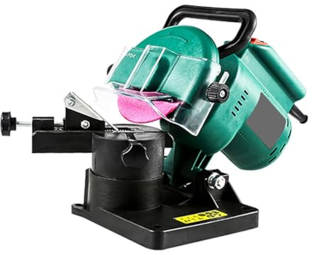 Asyduey Afilatore Elettrico per Motosega 100mm Catena Affilatrice Automatica Portatile Regolabile 8500RPM per Affilare Catene Spina EU