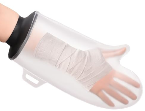 Apasiri Protector de Yeso para Mano Impermeable para Ducha – Reutilizable, Calidad Médica Sin Látex, Sellado Hermético para Adultos