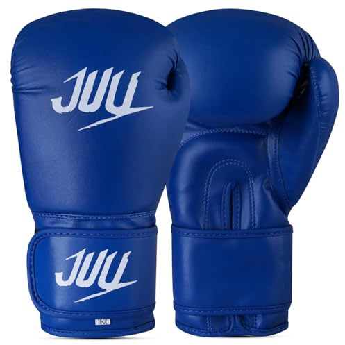 Juu Premium Boxing Gloves for Men & Women – Durable PU Leather Training Boxing Gloves for Sparring MMA Kick Boxing Muay Thai Heavy Bag & Fitness Workouts – Secure Wrist Support & Breathable Design