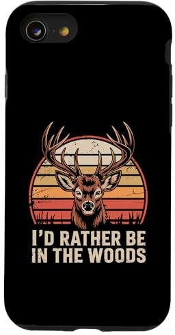 Je préfèrerais être dans Les Bois à chasser Le cerf Coque pour iPhone SE (2020) / 7/8