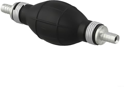 Manuelle Birnen-Kraftstoffpumpe, 10 mm, für Diesel, Benzin, Wasserübertragung, mit auslaufsicherem Ventil, aus Gummi und PVC (1 Stück)