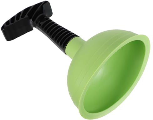 WATIIFUFU Sturalavandini Manuale Ventosa Verde, Pompa di Aspirazione per Disostruire Lavelli, WC, Vasche e Docce, Strumento Compatto per Pulizia Bagno e Cucina, Impugnatura Ergonomica