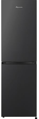 Fridgemaster MC55251DB 182cm 50/50 Frost Free Fridge Freezer - Black - D Rated