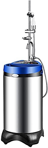 Portable Portable Shower Instantaneous Water Heater, All-in-one Electric Bather with Built-in Lithium Battery for Use Outdoors, Pets, Dorms, RVs, Attics, Basements,Blue-80L