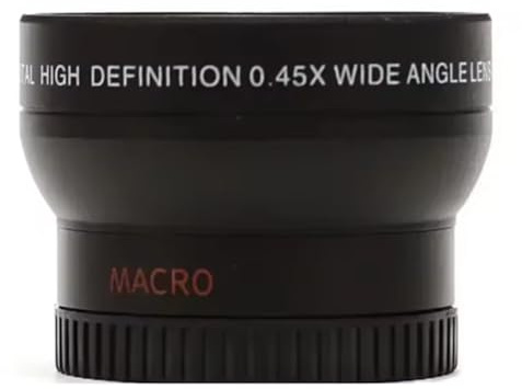 Wesafrae Adaptador de Lentes Digitales de Lujo de Alta Resolución de 43 mm y Convertidor de Lentes Gran Angular para Cámara DSLR