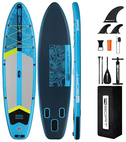 COIL SUP-bräda – uppblåsbar SUP-bräda set – komplett set – set – vattentät mobiltelefonväska – stabil – lätt – med paddel – med pump – tillbehör