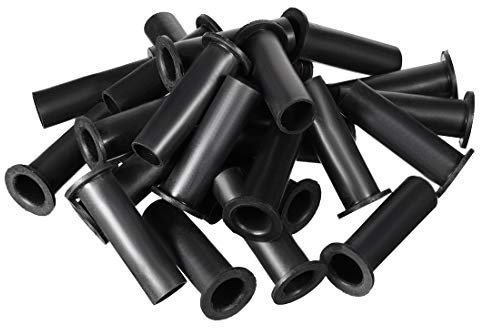 sourcing map 25 Stück PVC Zugentlastung Kabelknickschutz Kabel Wetterschutz 54mm Länge DE de