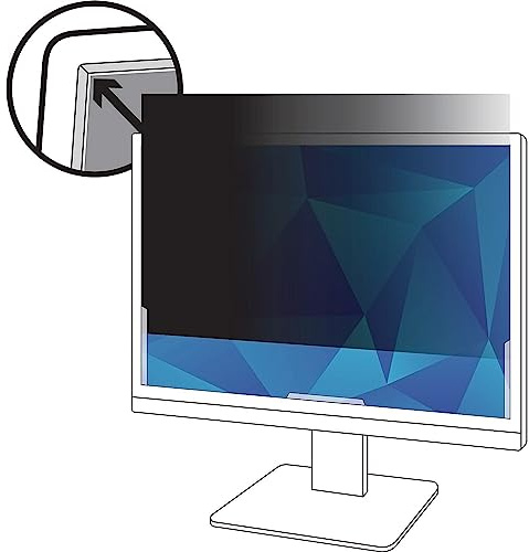 3M Blickschutzfilter für 49,5 cm Breitbild-Monitor Breitbildmonitor (16:9 Seitenverhältnis) 24 schwarz