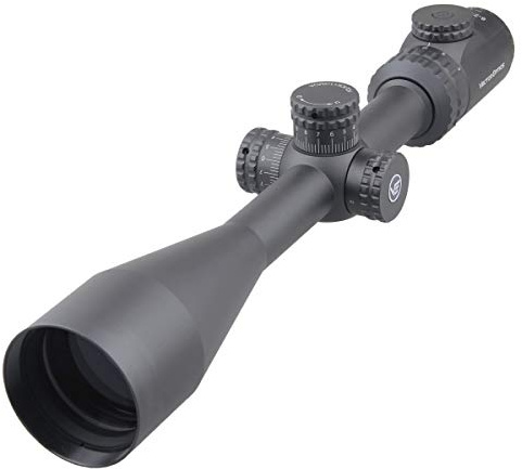 Vector Optics 6-24x50 Rifle Scope Second Focal Plane SFP Rifle Scope with Illuminated BDC Reticle,1 Inch Tube and Parallax Adjustment