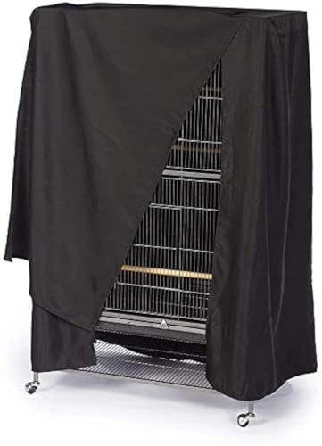Vogelkäfig-Abdeckung, wasserdicht, multifunktional, Sonnenschutz, Papageien-Käfig, Haustierzubehör, staubdicht, mit Reißverschluss, Anti-UV, langlebig, atmungsaktiv, gestrickt, Papageienschutz