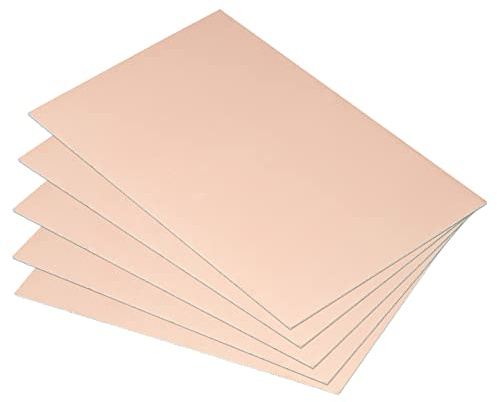 PATIKIL 5Pack FR4 Doppelseite Verkupferte PCB Laminat Leiterplatte 150x100x1.2mm