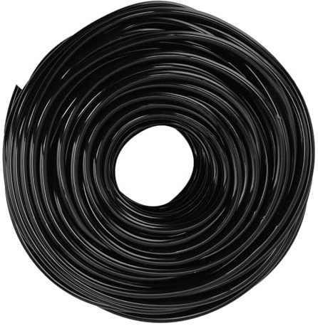 50m/164ft 4/7 Tuyau D'irrigation Goutte à Goutte Tuyau Flexible Pour Jardin Flower Bed Pelouse Agriculture Ligne De Tube D'arrosage Pour Système D'irrigation De Jardin Pour Fleurs, Bonsaï
