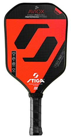 STIGA Pickleball Racket Aviox Fiber Poly Pro Red