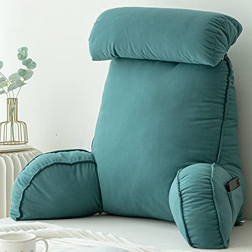 COYEUX Lesekissen,Rückenkissen mit Armlehnen,Rückenkissen für Sofa/Bett,Multifunktionales Kissen,Sitzstützkissen,Zum EntspannenSpielen,Lesen,Fernsehen
