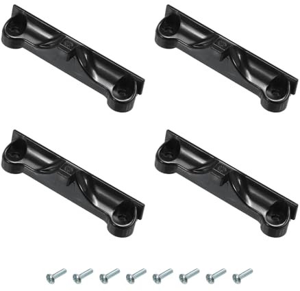 PATIKIL AM4 CPU Fan Heatsink Bracket Cooling Mounting Sheet Plate Durable with 8 Screws Black for AM4 B350 X370 X470 Motherboard 4Pcs