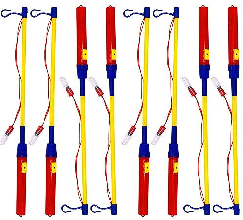 40cm Laternenstab mit LED für St Martin,8 Stücke Lang LED Laternenstab Elektrisch,Kinder Elektrischer Stab,Kinder Latern Sticks für Kinderpartys,St.Martins-Paraden,Kostümpartys,Halloween,Weihnachten