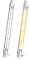 Klarlight 500W R7s Bombilla Halógena 118mm, Foco Reflector Regulable Blanco Cálido 2800K, J118 Bombilla Lineal de Doble Extremo, 11000LM para Lámparas de Pie, Luces de Paisaje, Farolas (Paquete de 2)