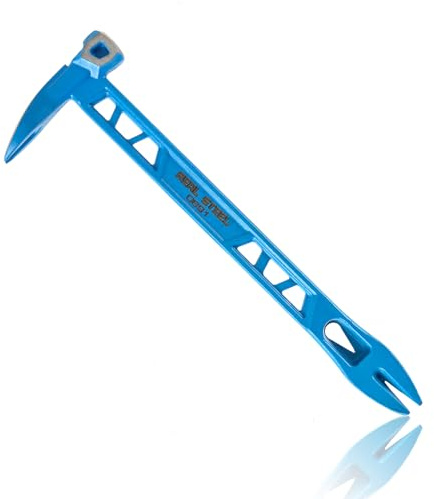 REAL STEEL 10 Double Ended Nail Puller Cats Paw Pry Bar Construction (0691)