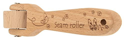 STOBOK Rodillo De Costura Plano Herramienta De Rueda De Prensado Para Acolchado Práctico Rodillo De Costura Mango Para