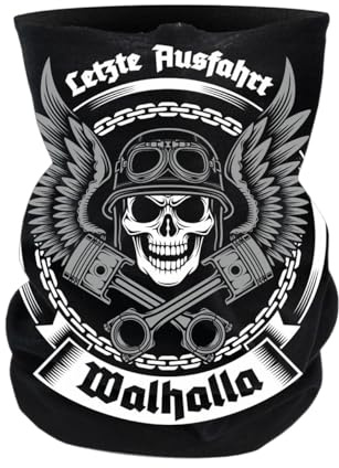 SONS OF ODIN Schlauchschal Halstuch Letzte Ausfahrt Walhalla Biker Motorrad Wikinger Tour