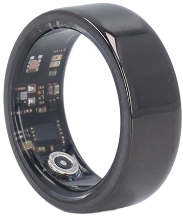 Smart Ring Health Tracker para Hombres y Mujeres, IP68 Impermeable Fitness Sueño Frecuencia Cardíaca Rastreador de Oxígeno en Sangre Anillo Inteligente, Bluetooth Fitness Tracker