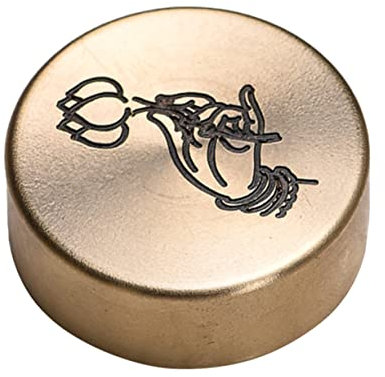 Anneome Kupfer Briefbeschwerer Rund Glattes Metall Kalligraphie Papiergewicht Schreibtischzubehör Für Kalligrafie Und Kunst