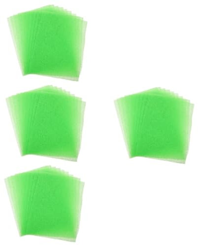Ciieeo 4 Sätze Kühlschrankmatte Kühlschrank-einlegematte Kühlschrankauskleidungen Schubladenmatten Kühlregalmatten Schrankmatten Kühlschrank-müllbeutel Schwamm Green 10 Stück * 4