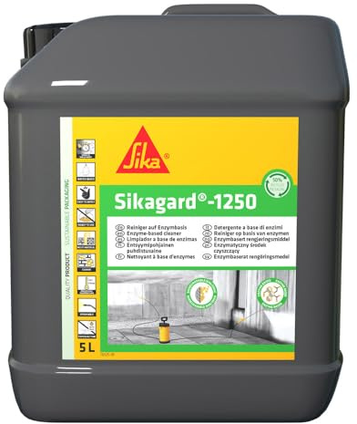 Sika – rengöringsmedel för utomhusytor – sikagard-1250 – transparent – fasader, gatstenar, terrasser, takplattor, gravstenar – 5 l