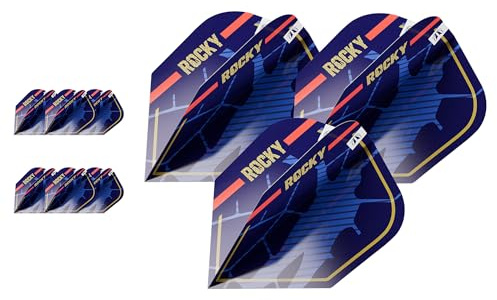 Target Darts Josh Rock Gen 1 Pro Ultra Dart Flights, 9er Pack - NO.2 / NO.6 / Ten-X Flights | Profi Dart Zubehör, G1 Dart Flight Set, Multipack Flights Set