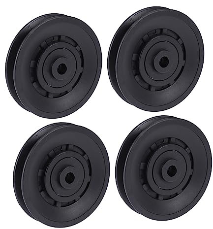 Yardwe 4stücke Teiliges Nylon Umlenkrollen Fitnessgeräte Verschleißfestes Kugellager Leicht Und Installieren Geeignet Für Seilzug Und Stahlseil Robustes Zubehör Für Gym Equipment