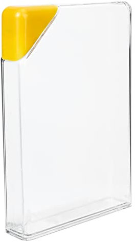 KOMBIUDA Bouilloire Plate Transparente 450ml en Plastique Étanche Couvercle, Bouteille d'eau Plate Compacte pour Sport Et Voyage, Gourde Légère Portable pour Fitness Et Déplacements