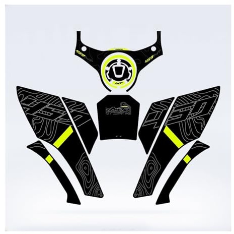 Accesorios Motocicleta Protector Pegatinas para CF&Moto 450MT 450 MT MT450 Ibex 450 MT 450 Accesorios Esmerilados Kit Calcomanías Almohadilla Tanque Combustible Antideslizante
