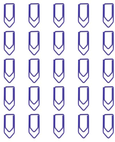 Verschiedene Buntstift-Design, Büroklammern, 25 Metall-Lesezeichen für Dokumentensortierung und Bastelprojekte, kreative Buntstifte, Büroklammern