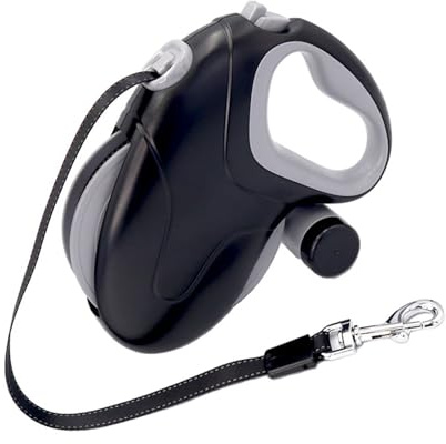 Haofy Guinzaglio Retrattile per Cani da 10 M Resistente per Cani di Taglia Grande, Guinzaglio Retrattile per di Taglia Grande, di Blocco del Freno con una Mano con Design Anti Avvolgimento e (#1)