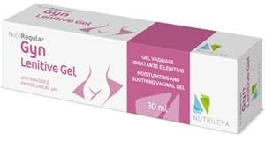 NutriRegular Gyn Gel Vaginale Lenitivo 30 ml con Acido Ialuronico Nutrileya | Gel igiene intima per secchezza vulvo-vaginale con acido lattico, vitamine A ed E, estratti vegetali, cannula inclusa