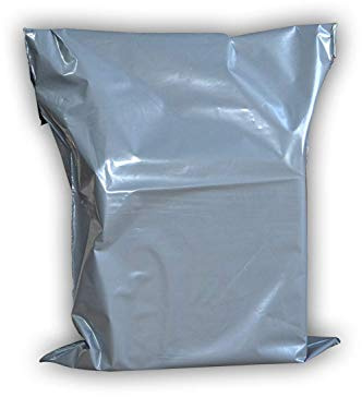 Grå postpaket, kurir postpåsar plaststolpe Poly självhäftande remsa 10 mm bred, post i alla storlekar av Arpan