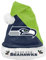 FOCO Seattle Seahawks NFL 2021 Colorblock Santa Hat - Stück