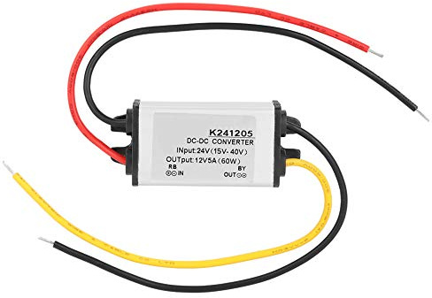 DC 15-40V Step Down to 12V Voltage Reducer Converter, DC-DC Converter 24V to 12V High Efficiency Step down Power Supply 5A