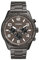 Fossil Uhr für Herren, Edelstahlarmband mit braunem Gehäuse BQ2533
