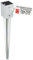 Support de Poteau 70x70mm galvanisé, support piquet clôture bois, poteau pour toile ombrage, fixation solide, piquet ancrage sol métal pour jardin, piquet de support, enfoncer stable, ancre