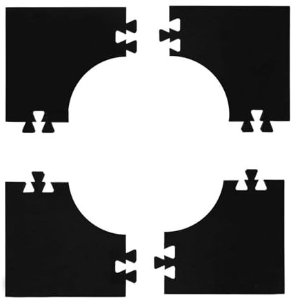 Generisch Dartboard Surround, Dart Surround Dart Wandschutz, 4 Stück Gespleißte Quadratische Dartscheibe Schutzring, Schutzplatte für Dartscheibe, Dart Rückwand Schutzbereich für Dart Liebhaber