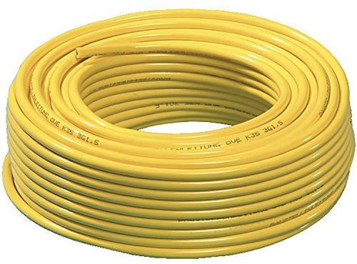 PC Electric 13393/100M PVC Baustellenkabel, K35 3G1.5, Länge 100 m, Gelb