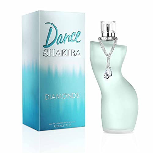 Shakira, Perfumes, Dance Diamonds by Shakira, Eau de Toilette para Mujer, Larga duración, Fragancia femenina, fresca y con encanto, Notas frutales, florales y de ámbar, Optimo uso diario, 80 ml
