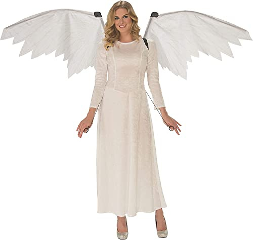 Rubies White Mechanical Angel Wings for Adults, Unisex No Size